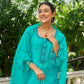 NEELAM - Blue Chanderi Suit Set
