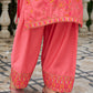 SURKH - Pink Chanderi Suit Set