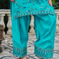 FEROZI - Blue Chanderi Suit Set