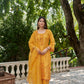BASANTI - Yellow Chanderi Suit Set