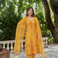 BASANTI - Yellow Chanderi Suit Set