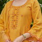 BASANTI - Yellow Chanderi Suit Set