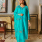 TURKI - Blue Chanderi Suit Set