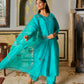 TURKI - Blue Chanderi Suit Set