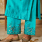 TURKI - Blue Chanderi Suit Set