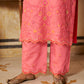 SINDORI - Pink Chanderi Suit Set