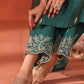 Suroor - Green Chanderi Embroidered Suit Set