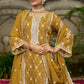 DIA - Yellow Organza A-line Suit Set