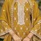 DIA - Yellow Organza A-line Suit Set