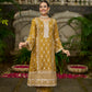 DIA - Yellow Organza A-line Suit Set
