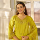 CHAKOR - Green Chanderi Suit Set
