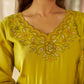 CHAKOR - Green Chanderi Suit Set