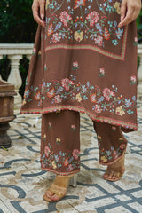CHANDRIKA - Brown Suit Set