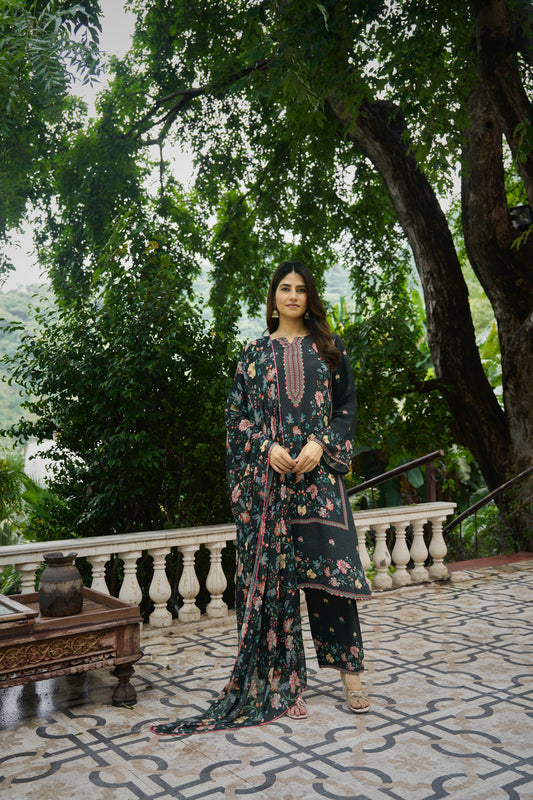 SURMAI - Grey Suit Set