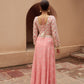 Heera - Pink Organza Lehenga Set.