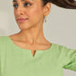 Green Chikankari Summer Co-ord Set.