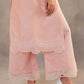 Diksha Juneja in Kamal - Peach Embroidered Suit Set.