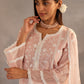 Shivani Pancholi in Gulbagh - Peach Embroidered Suit Set.