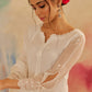 Nia Sharma in Aseem Ivory White Embroidered Straight Suit Set