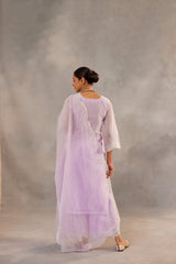 Kesar - Lavender Embroidered Suit Set