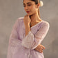 Gul - Lavender Embroidered Suit Set.