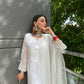 Mehak Jain in  Aseem Ivory White Embroidered Straight Suit Set