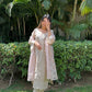 Heena Sachdeva in in Hazel Beige Chanderi Suit Set