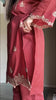 Heena Sachdeva in Rust Chanderi Suit Set