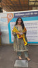 Jiya Shankar in HAYA - Sage Blue Tissue-Organza Suit Set
