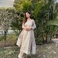 Kavya Chauhan in Hazel Beige Chanderi Suit Set