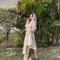 Kavya Chauhan in Hazel Beige Chanderi Suit Set