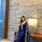 Ritika Singh in Sunehri Blue Suit Set