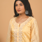 Sunshine Yellow Chanderi Suit Set
