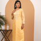 Sunshine Yellow Chanderi Suit Set