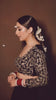 Srishti Takkar in Sunehri Black Lehenga Set