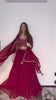 Shreya Lakhani in Sunehri Maroon Lehenga Set