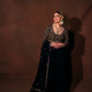 Srishti Takkar in Sunehri Black Lehenga Set
