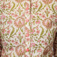 Floral Peach Cotton Suit Set