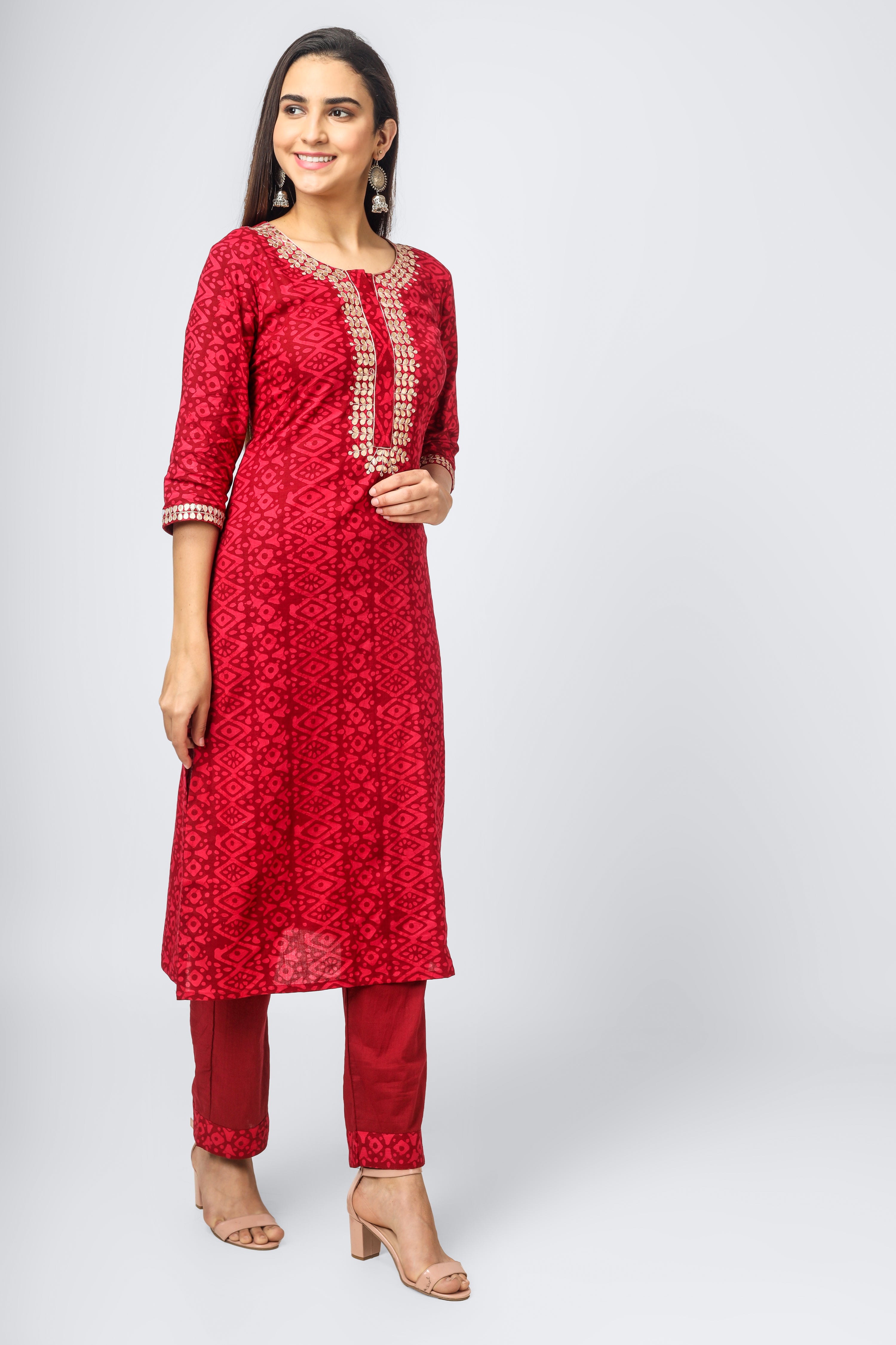 Discover more than 202 red kurti for ladies latest