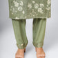 Olive Green Muslin Suit Set