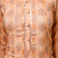 Peach Orange Muslin Suit Set