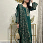 Nandita Miglani in Sunehri Green Suit Set