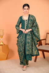 Sunehri Green Suit Set