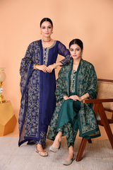 Sunehri Green Suit Set