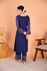 Sunehri Blue Suit Set