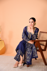 Sunehri Blue Suit Set
