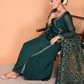 Sunehri Green Angrakha Anarkali Set