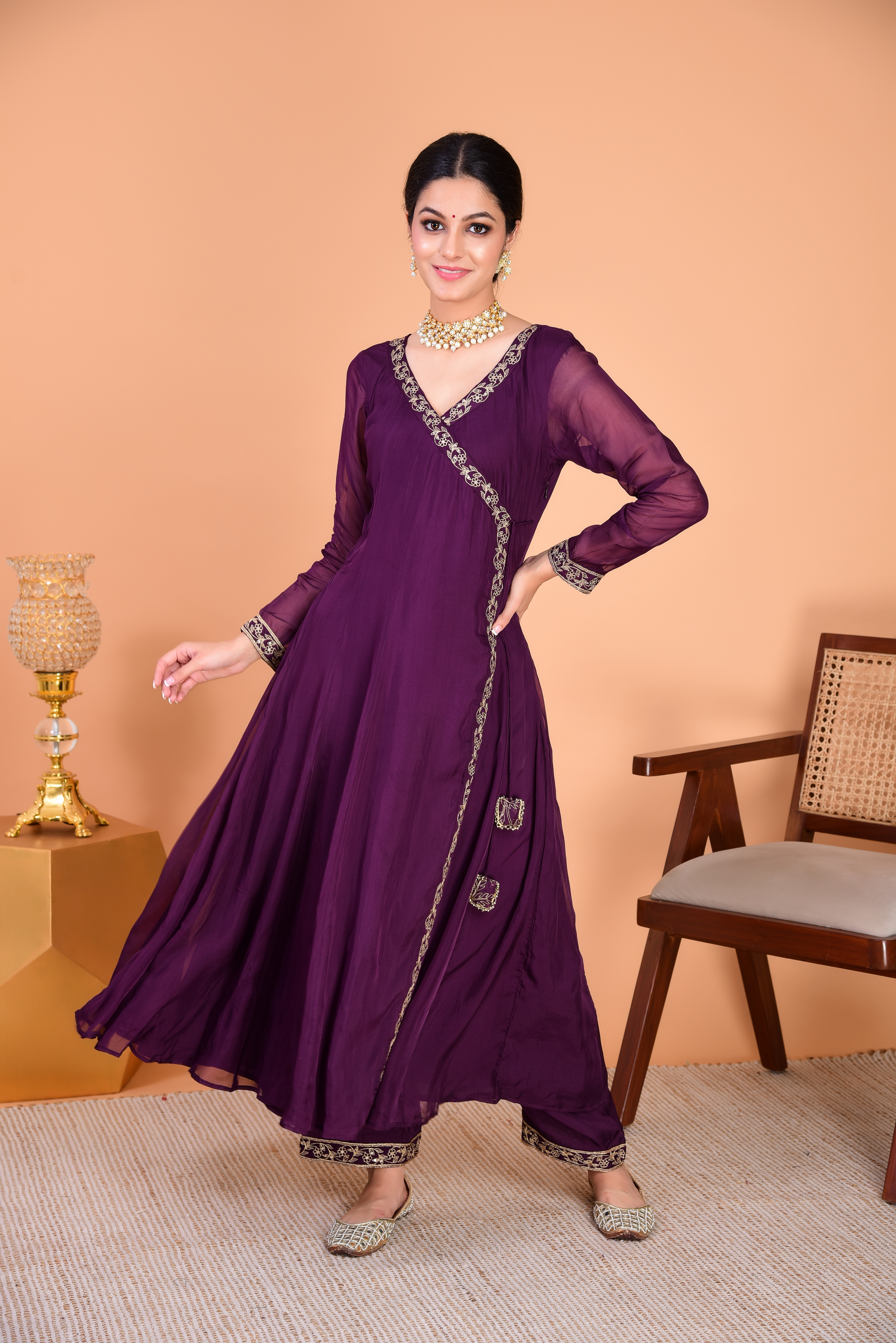 Anarkali angrakha best sale