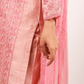 Rustic Pink Chanderi Suit Set