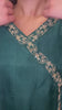 Simran Narang in Sunehri Green Angrakha Anarkali Set